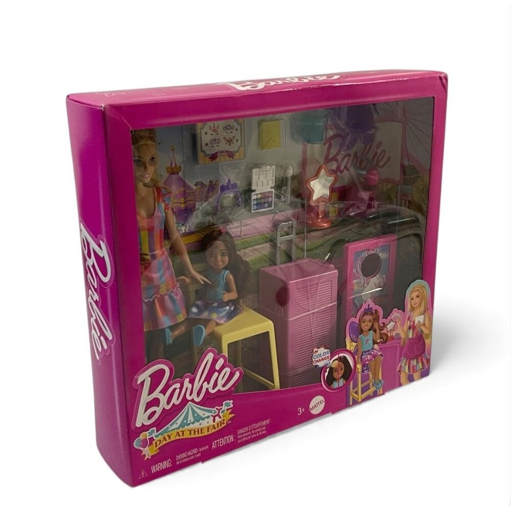 Mattel Barbie 2025 Day At The Fair Face Paint, New - Picture 3 of 7